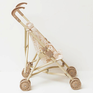 Прогулочная коляска для кукол Mrs. Ertha "Bouquet Silhouette", цветочный эскиз